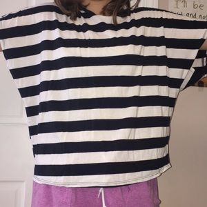 Girl’s Loose Striped Top